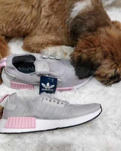 Tênis Adidas Cinza Rosa