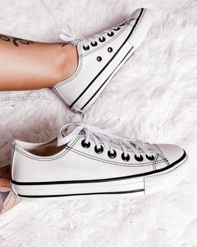 Tênis All Star Couro Branco