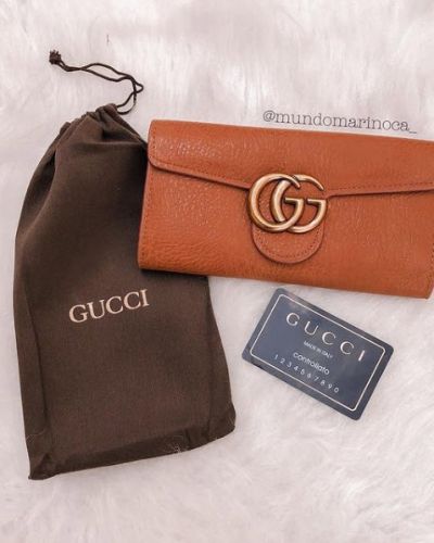 Bolsa Gucci Carteira Mostarda