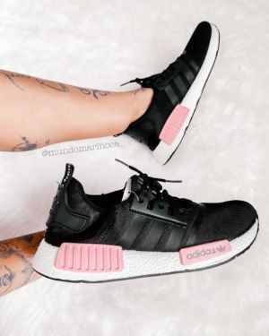 Tênis Adidas Preto Rosa