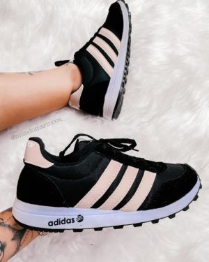 Tênis Adidas Preto Rosinha
