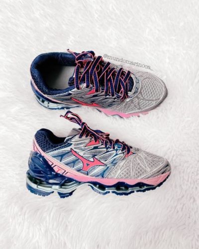 Tênis Mizuno Infantil Cinza Rosa