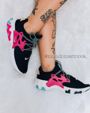 Tênis Nike Preto Rosa