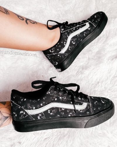Tênis Vans Snoopy Preto, tam.35